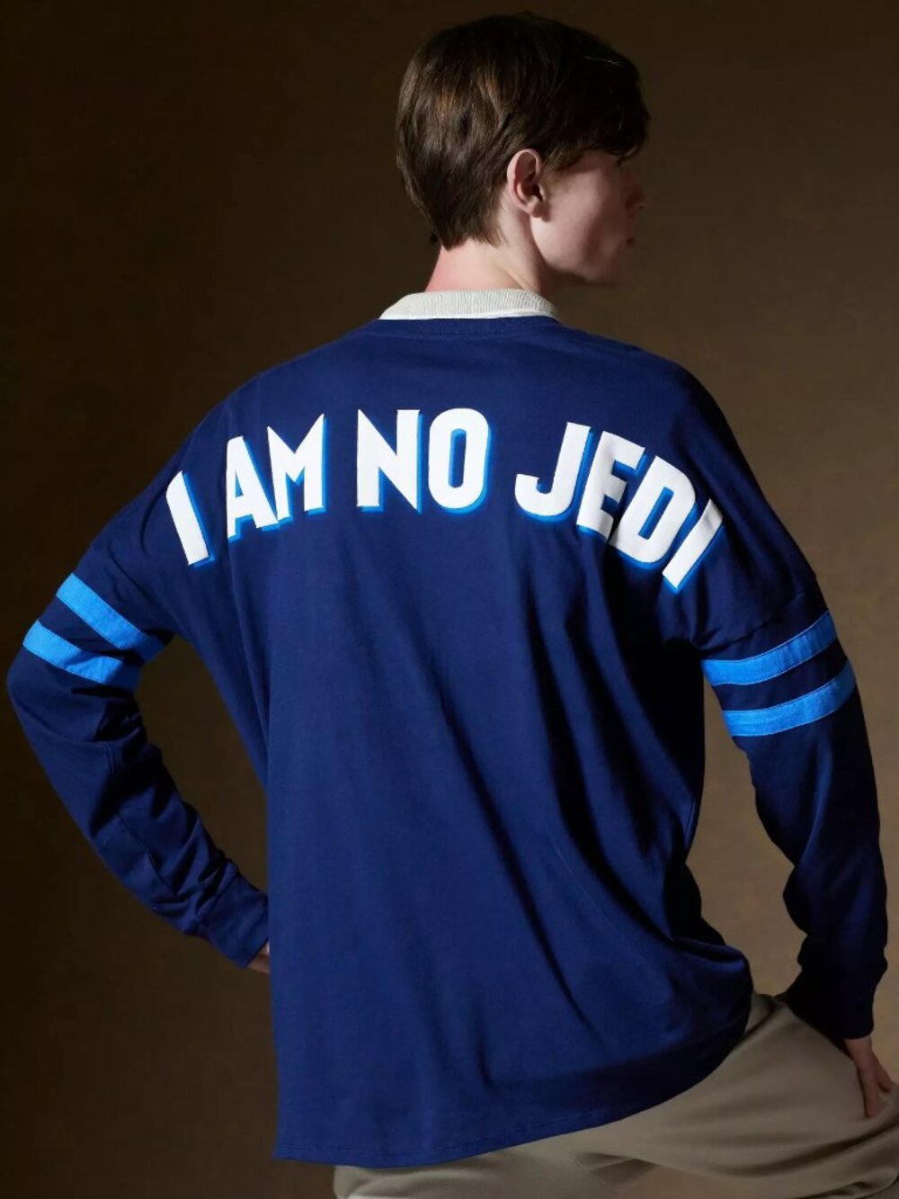 Star Wars I Am No Jedi Ahsoka Spirit Jersey, Navy Blue, Size L